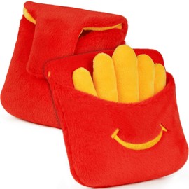 Mallet Putter Cover Plush Thick-Cut Fries Design Square Putter Headcover with Magnetic Closure Highly Compatibility Protection