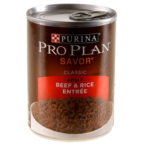 Purina ProPlan Purina Pro Plan Savor Beef and Rice Canned Dog Food 13oz