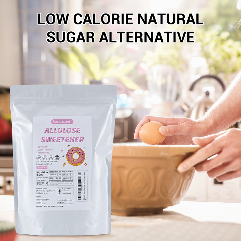 Luckycare Allulose Sweetener 2 Lbs Zero Calorie Natural Keto Sweetner