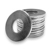 BCP Fasteners 100 Pack 1/4" Zinc Plated USS Flat Washers
