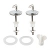2 x Toilet Seat Hinges Toilet Seat Fixings Fixings Top