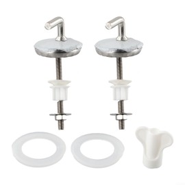 2 x Toilet Seat Hinges Toilet Seat Fixings Fixings Top Fix Nuts Screws Replacement