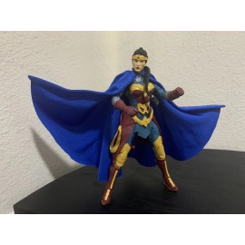 McFarlane Toys Custom Wounder Woman Cloth Wired Cape  1/12 Mcfarlane Dc Multiverse NOT FIGURE