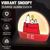 Peanuts Snoopy Sunrise Alarm Clock – Vibrant Snoopy Edition with