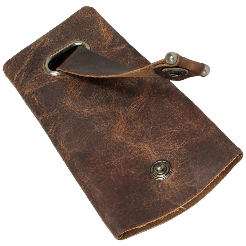 Greenland Nature Schlüsselglocke Leather Key Case Brown Brown Size: Unique