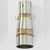 awagas Motorcycle Exhaust Mid Pipe, Exhaust Pipe Muffler Adapter Connect