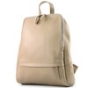 modamoda de T138 Ital Women’s Leather Backpack - Grey-beige, size: