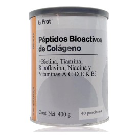 Péptidos De Colágeno Biotina 400 G Naranja G-prot