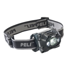 PELI 2765Z0: LED Headlamp, ATEX Certified for Zone 0, High Quality for Fire Brigade, Mechanics and Construction Site, IP 54 Dust and Splash Proof, 141 Lumens, Black