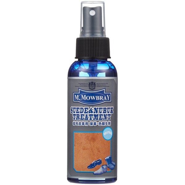 M. Mowbray Suede Mist Type Leather Retention and Color Resuscitation Agent, Suede Nubuck Treatment, Brushed Leather, Nubuck Shearling Boots, Multicolor, 3.4 fl oz (100 ml), multicolor