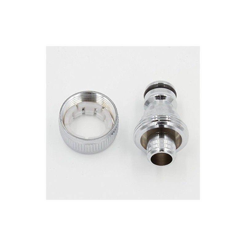 SpiceFlow Connector/Hose Connector | Chrome/Brass | For 1/2 Inch Hoses