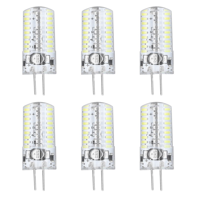 6 Pcs G4 LED Bulbs Bi Pin Base Light Bulbs