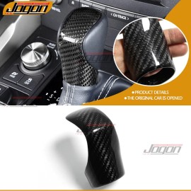 JOGON Dry Carbon Console Shift Knob Cover Trim For Lexus RC 300 350 RC F Sport 2021-24
