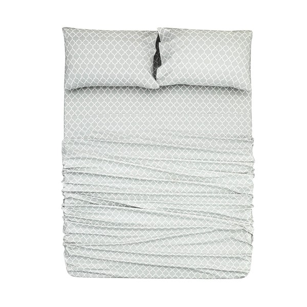 EnvioHome 100% Cotton Sheets Full Size Set – 144 TC
