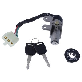 2EXTREME Lock Set Compatible with YIYING YY50QT-14, YY50QT-15, YY50QT-2, YY50QT-21, 50ccm GY6 4T