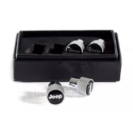 EDI Jeep Metal Tire Valve Stem Caps - Knurled