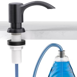 SAMODRA Built-in Kitchen Sink Soap Dispenser (Oil-Rubbed Bronze) with 39" Extended Tube Kit, Upgraded Leak-Proof Design, No More Messy Refill