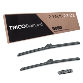 TRICO Diamond™ (25-2221) 22 Inch & 21 Inch pack of 2 High Performance Automotive Replacement Windshield Wiper Blades For My Car Super Premium All Weather Beam Blade for Select Vehicle Models