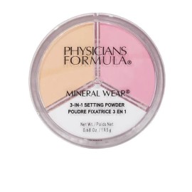 Physicians Formula Mineral Wear 3-in-1 Setting Powder, PF11037 Set/Bright/Bake