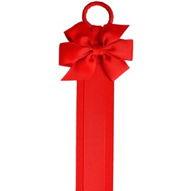 Funny Girl Designs Hair Clip & Hair Bow Holder - 3 FEET LONG! (Red)