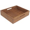 AquaTeak The Original Moa Teak Bench Large Storage Tray