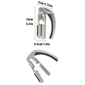 ZHYUAN Champagner-Korkenzieher, Flaschenöffner, Flaschen öFfner, Weinkorkenzieher für Homeparty, Champagnerflaschenöffner,für Familienfeiern, Bars, Weinpartys, Aluminiumlegierung ist langlebig