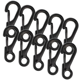Abaodam Hebilla Colgante para Exteriores Mini Mosquetones Clips Pequeños Mosquetón para Uso
