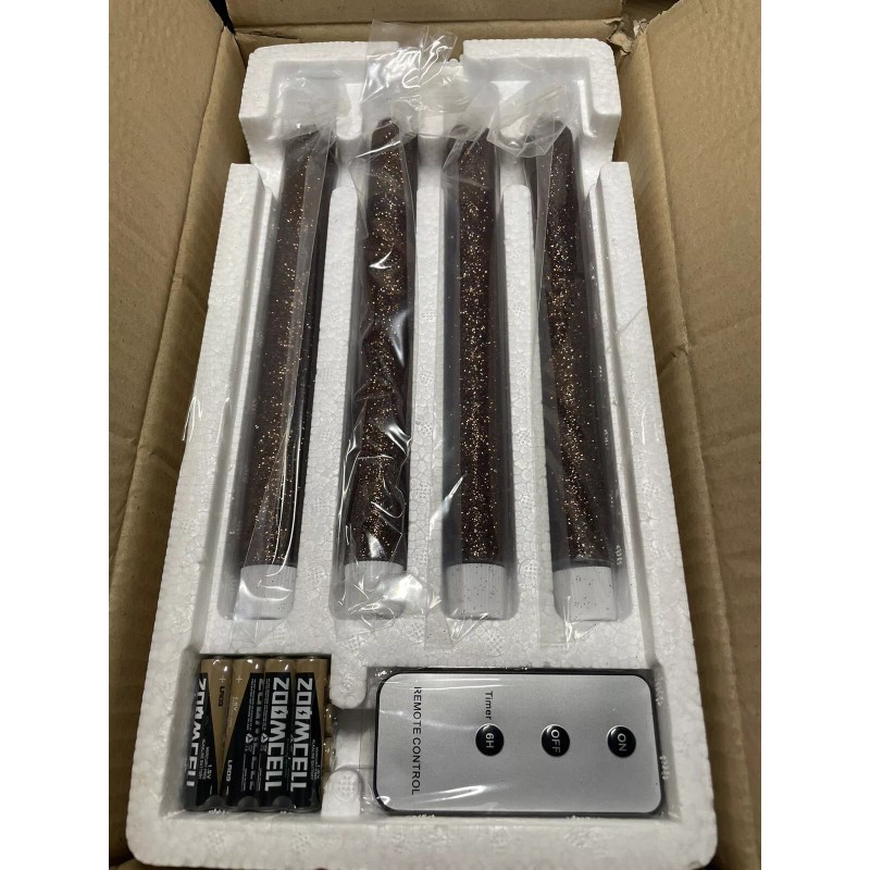 Unmatched Taper Candles 2 Pack Unmatched Taper Candles with Timer