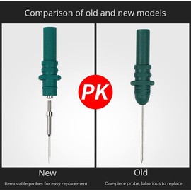 Probe Pin, HT307A Automotive Probe Pin Flexible Silicon Back Probe Pin Insulation Piercing Needle Probes, Automotive Diagnostic Pin Probes