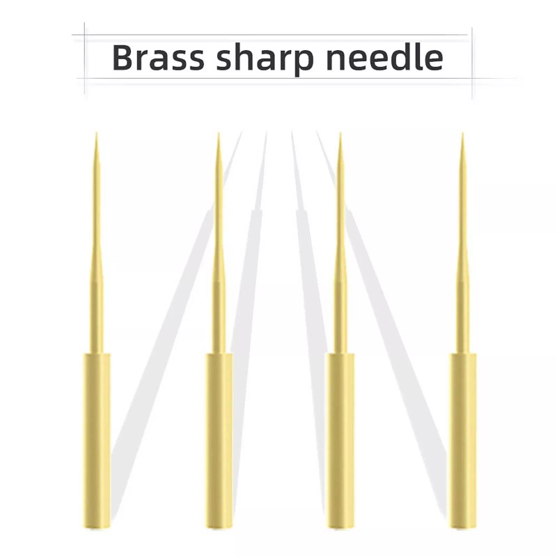 Peakelect Silicone Multimeter Test Leads Kit with Gold-Plated Precision Sharp