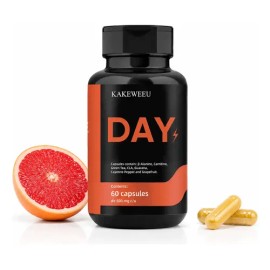 Quemador Grasa Day Carnitina Cla Guaraná Verde Magnesio Zinc Jengibre Toronja Beta Alanina Energía Diaria Apoyo Metabólico Entrenamiento Kakeweeu