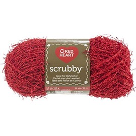 Red Heart Cherry Scrubby Yarn 24/Pk 24 Pack