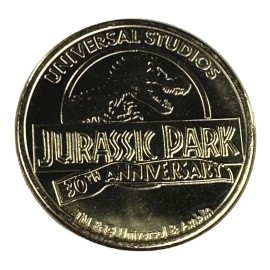 Universal Studios Jurassic Park 30th  Medallion Coin - Spared No Expense