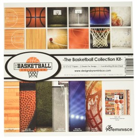 Reminisce The Basketball Collection Kit, Multicolor, 12" by 12", TBAC-200