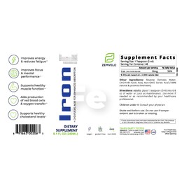 Liquid Ionic Iron Supplement | Iron Deficiency | Hormone Support | Energy Support | Encourage Healthy Muscles