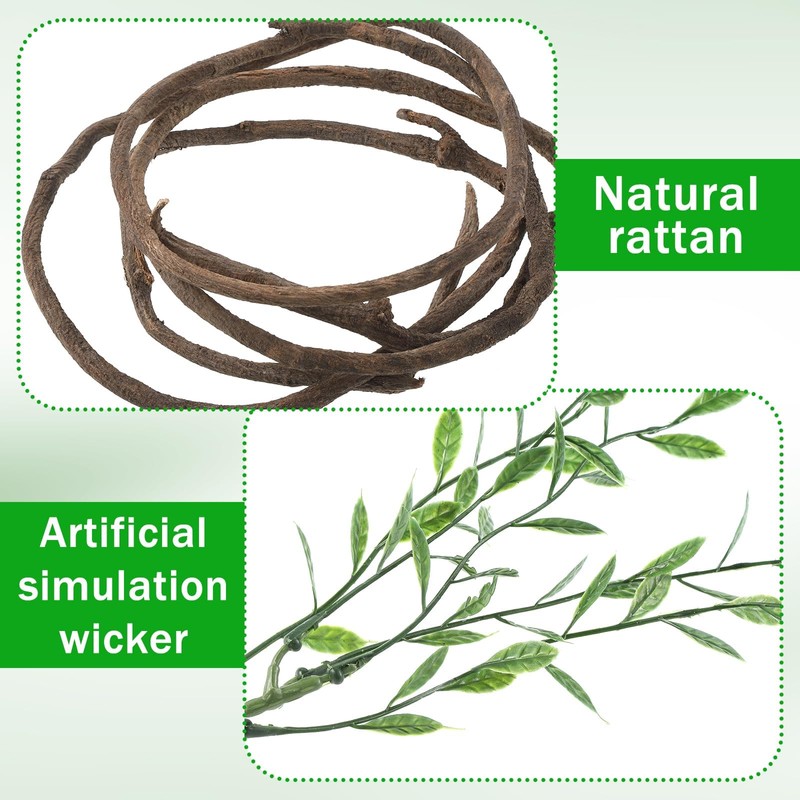 DANHMAO Jungle Theme Decoration Set- 74FT Artificial Hanging Willow Vines