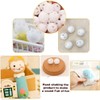 10 Pcs White Rattle Balls Inserts Rattle Box Repair Doll
