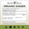 Herbal Roots Ginger Supplement | Organic Ginger Root Capsules |