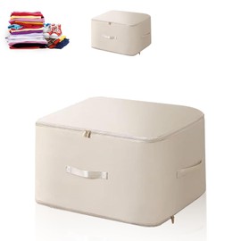 Ultra Space Saving Self Compression Organizer - Compression Packing Cube, Bedroom Clothes Storage Bags with Zipper, Expandable Storage Bag for Bedding,