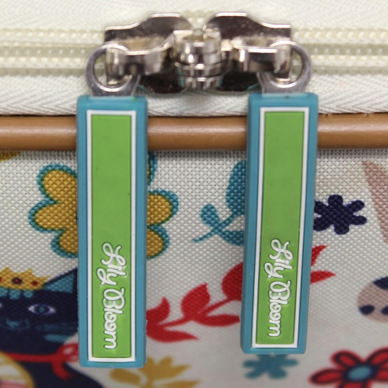 Lily Bloom Design Pattern Carry On Luggage with Spinner Wheels