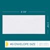 EnDoc #9 Envelopes Custom Printed 500 pack - White Business