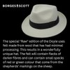 Borges & Scott - Raw Wool Fedora - Water Resistant