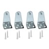Hold Down Brackets 4pcs Metal Blind Brackets Bottom Rail Holder