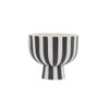 OYOY Toppu Bowl - White Stoneware Bowl in Scandinavian Design,