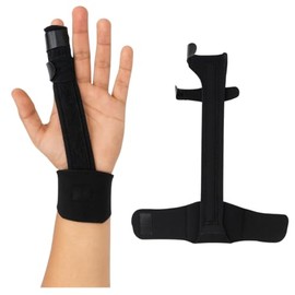 Férula Inmovilizadora para Pulgar y Dedos | Soporte Ortopédico Ajustable | Unitalla Unisex | Alivio para Lesiones, Esguinces y Tendinitis