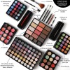 Set de Maquillaje Charmcode de 144 Piezas con Estuche Negro