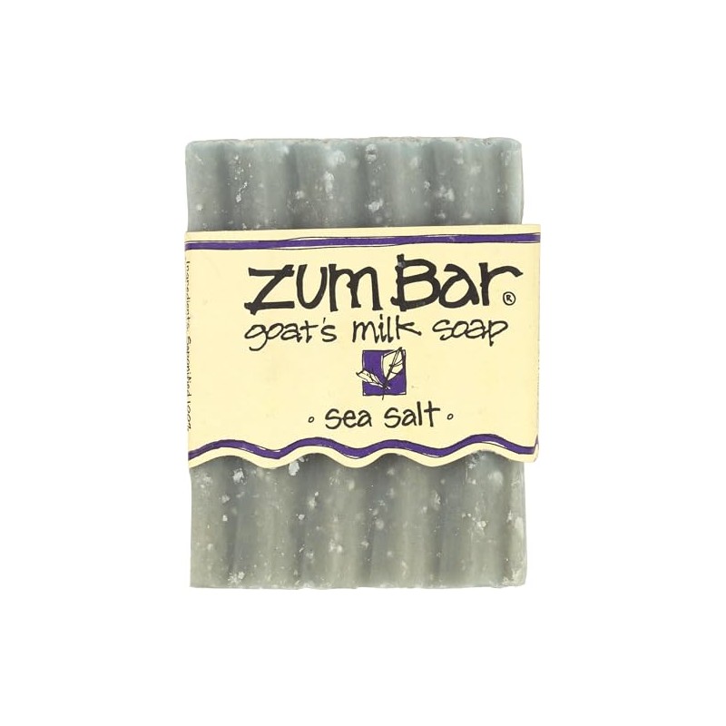 Zum Bar Goat's Milk Soap Bar, Sea Salt 3 oz