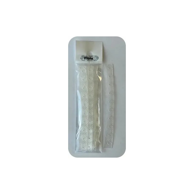 100 Balines Parche Transparente Oro, Plata Y Acero