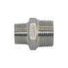 Megairon 1" x 3/4" Male Threaded Reducing Nipple Fitting/Adapter,Stainless Steel