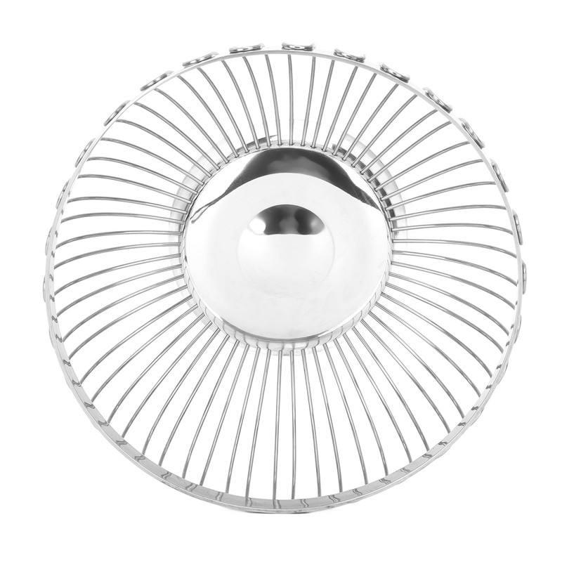 Stainless Steel Fruit Basket Multipurpose Decorative Mirror Polished Large Capacity